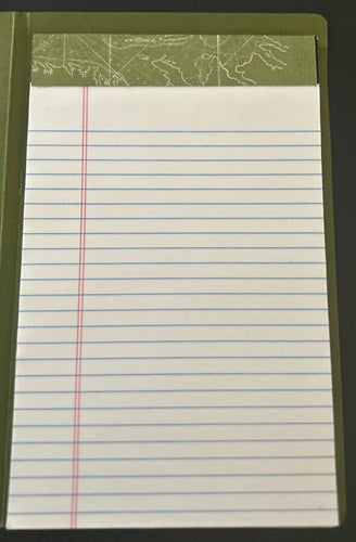 Decorated 5 x 7 Refillable Notepad - Anchor