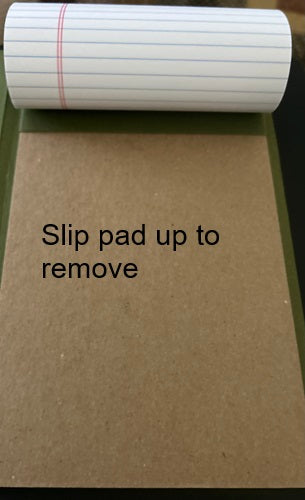 Decorated 5 x 7 Refillable Notepad - Anchor