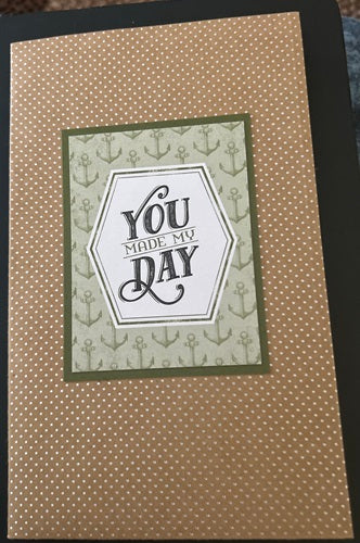 Decorated 5 x 7 Refillable Notepad - You Made My Day