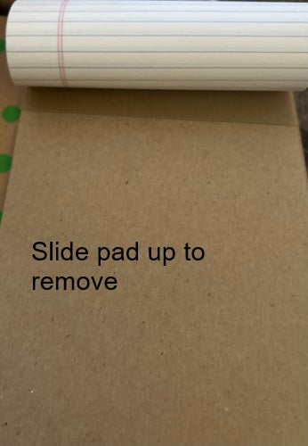 Decorated 5 x 7 Refillable Notepad - You Made My Day