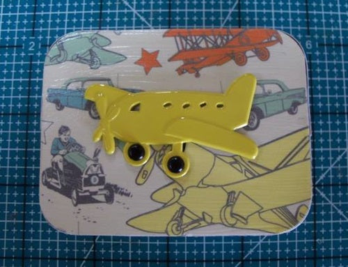 Airplane Tin Scrapbook