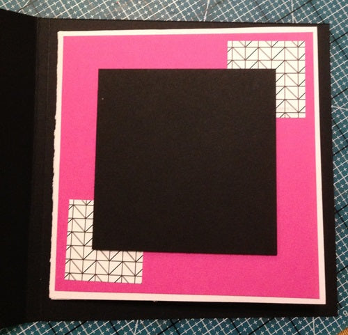 Pink Trimmed For You Fold Out Scrapbook