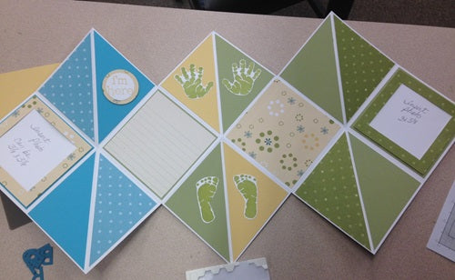 Our Baby Scrapbook Blue