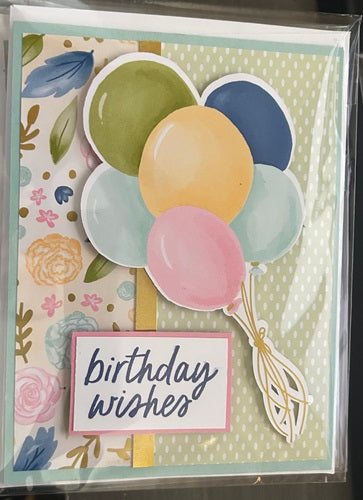 Cards - Birthday Balloons