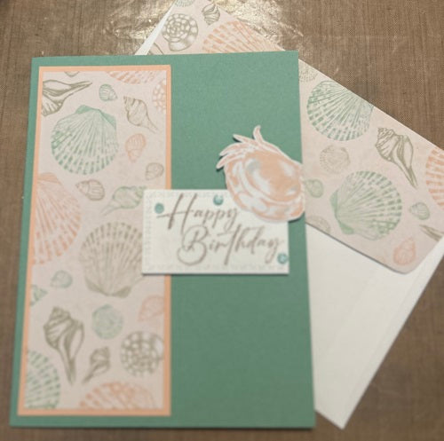 Cards - Birthday Sea Shells