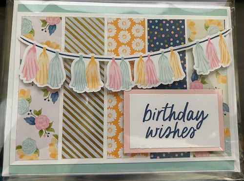 Cards - Birthday Wishes Tassels