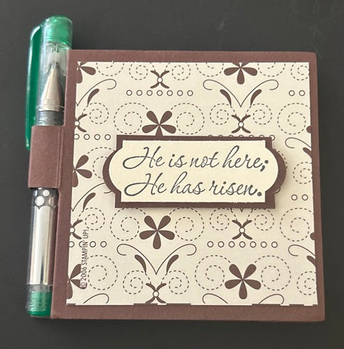 Decorated Post It Notes He Has Risen