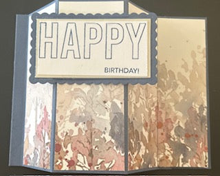 Cards - Happy Birthday Bay Window Card