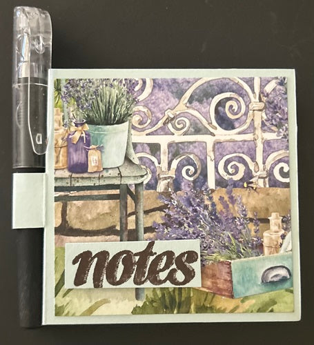 Decorated Post It Notes Flower Pot