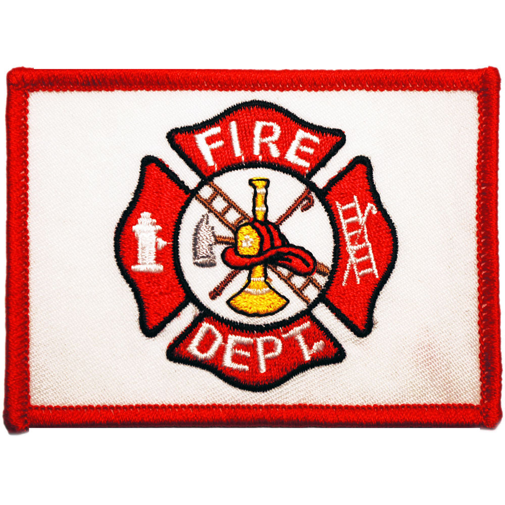 P-FIRE DEPT LOGO (RED/WHITE)
