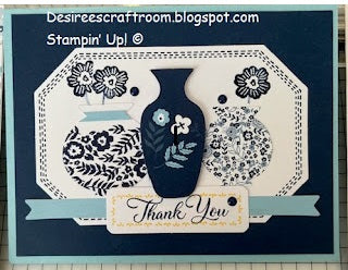 Cards - Thank You Floral Vases